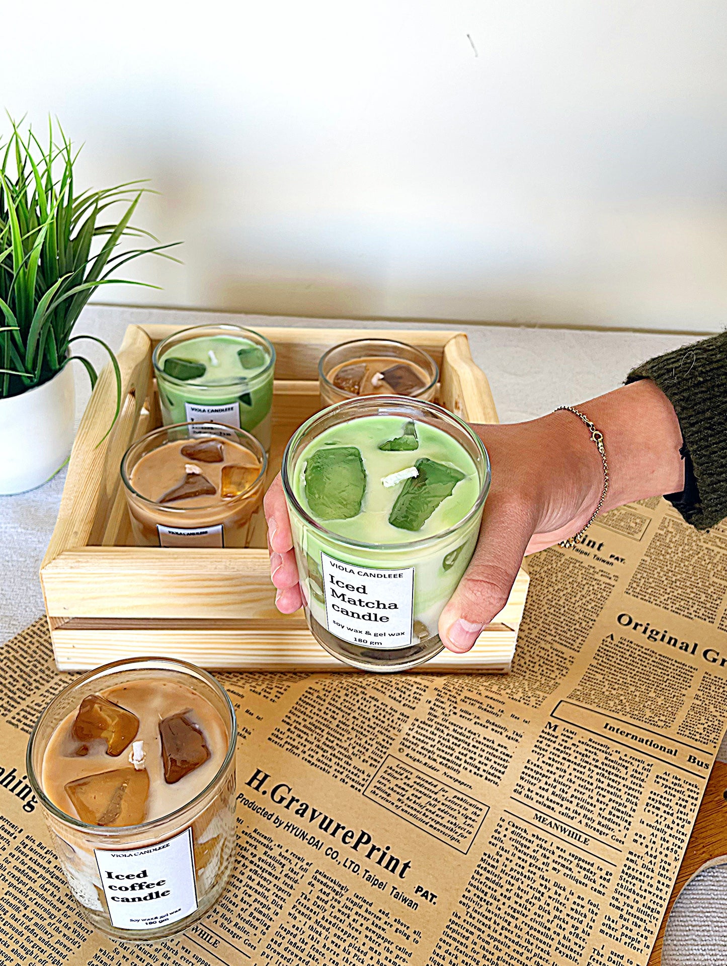 Iced coffee/ Ice matcha Candle