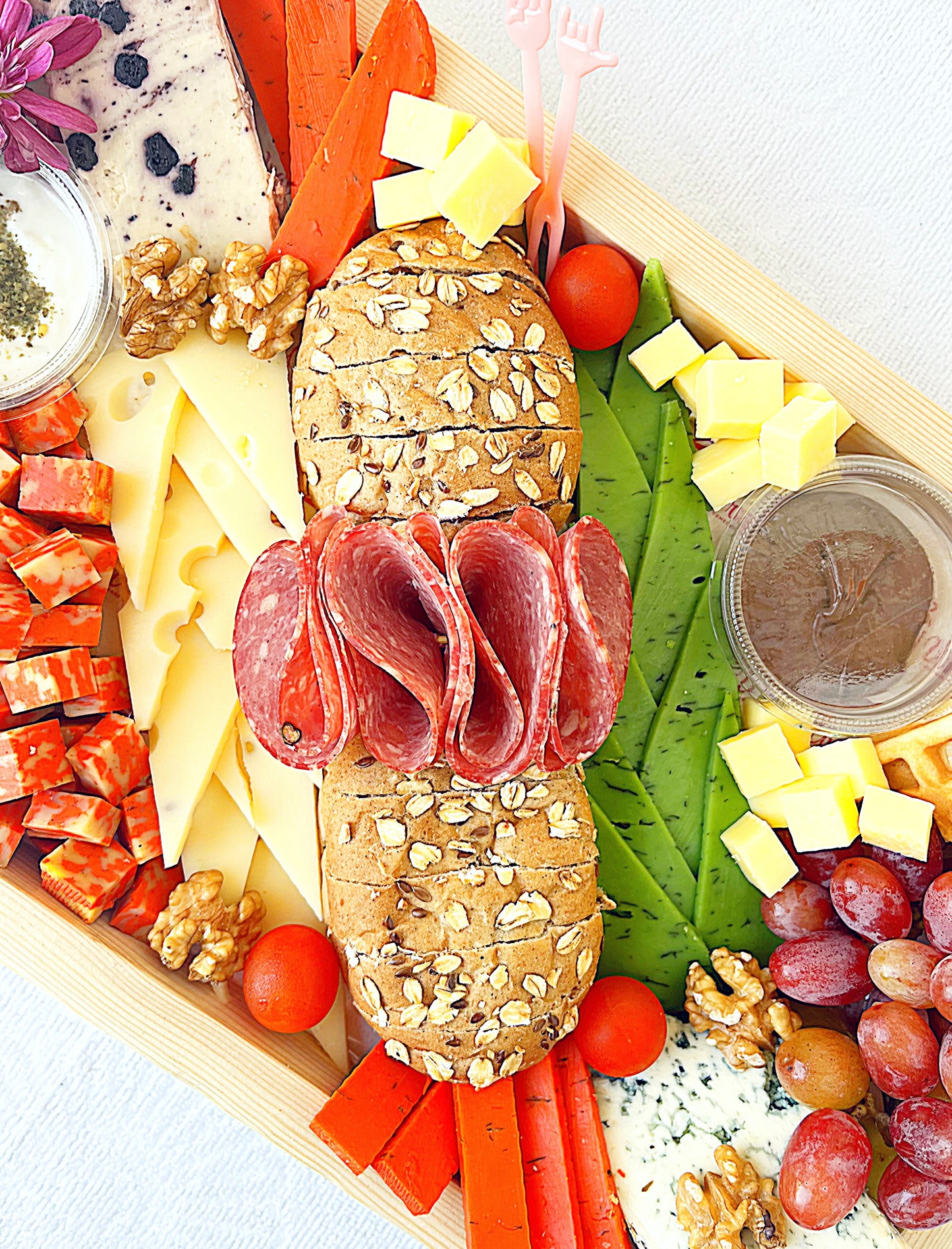 Rainbow Cheese Board