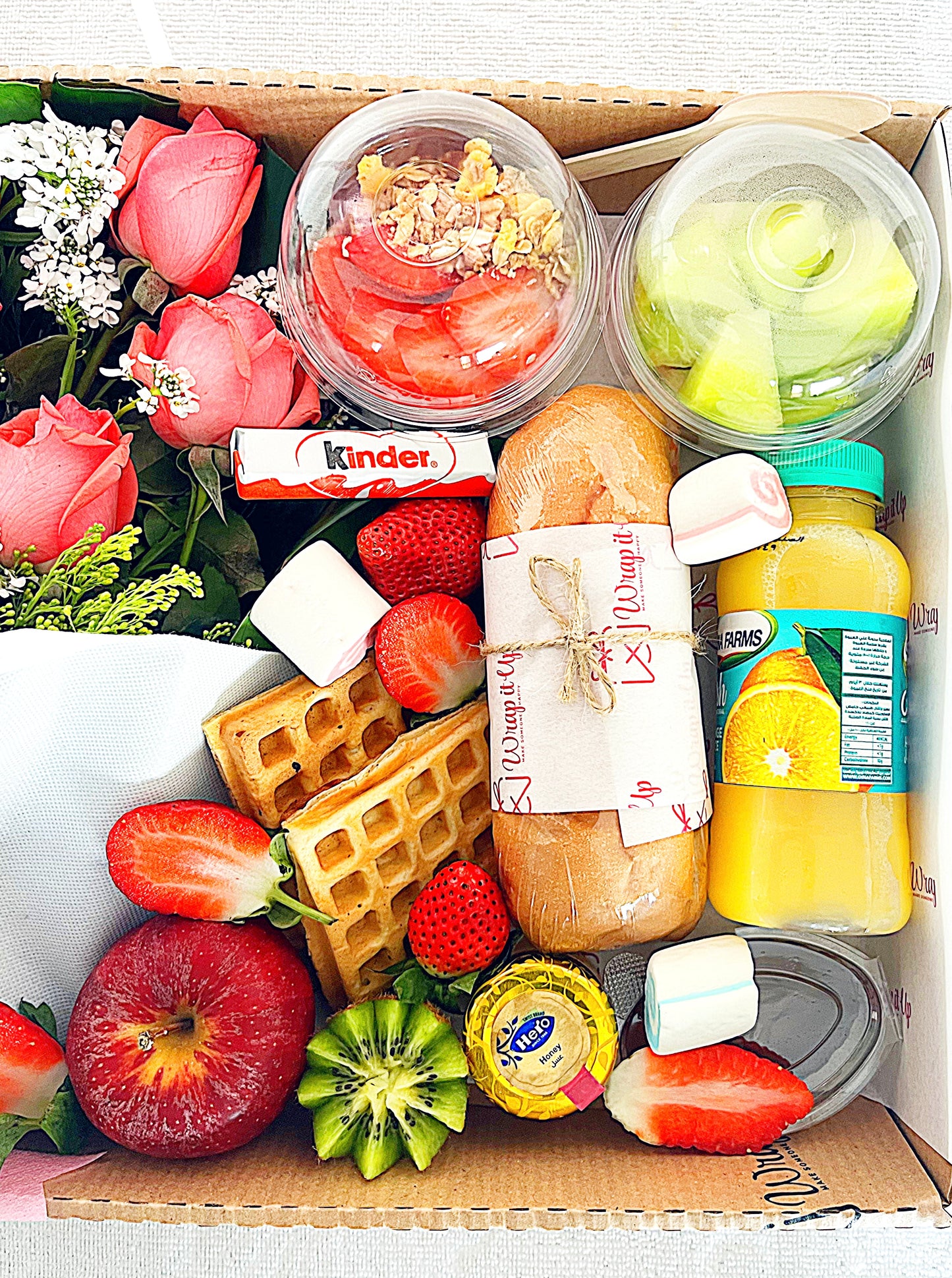 Breakfast & Flowers Box