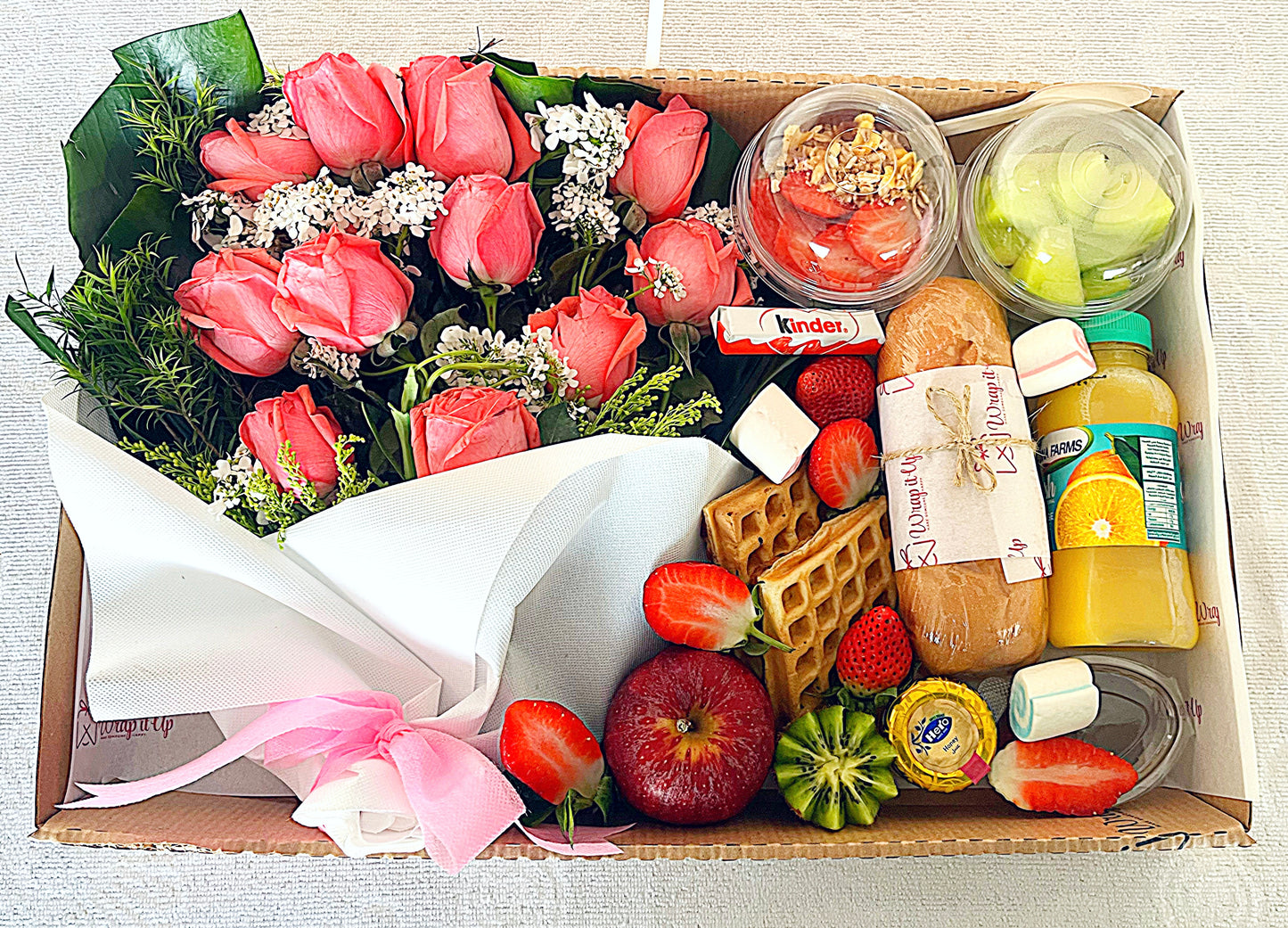 Breakfast & Flowers Box